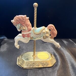 Westminster Carousel Collection Pink And Teal‎ Horse